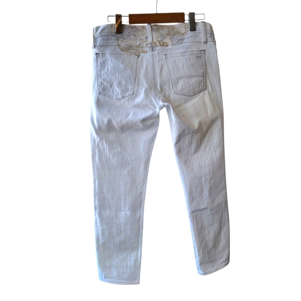 Habitual Straight Leg White Jeans Size 28 - Picture 2 of 16